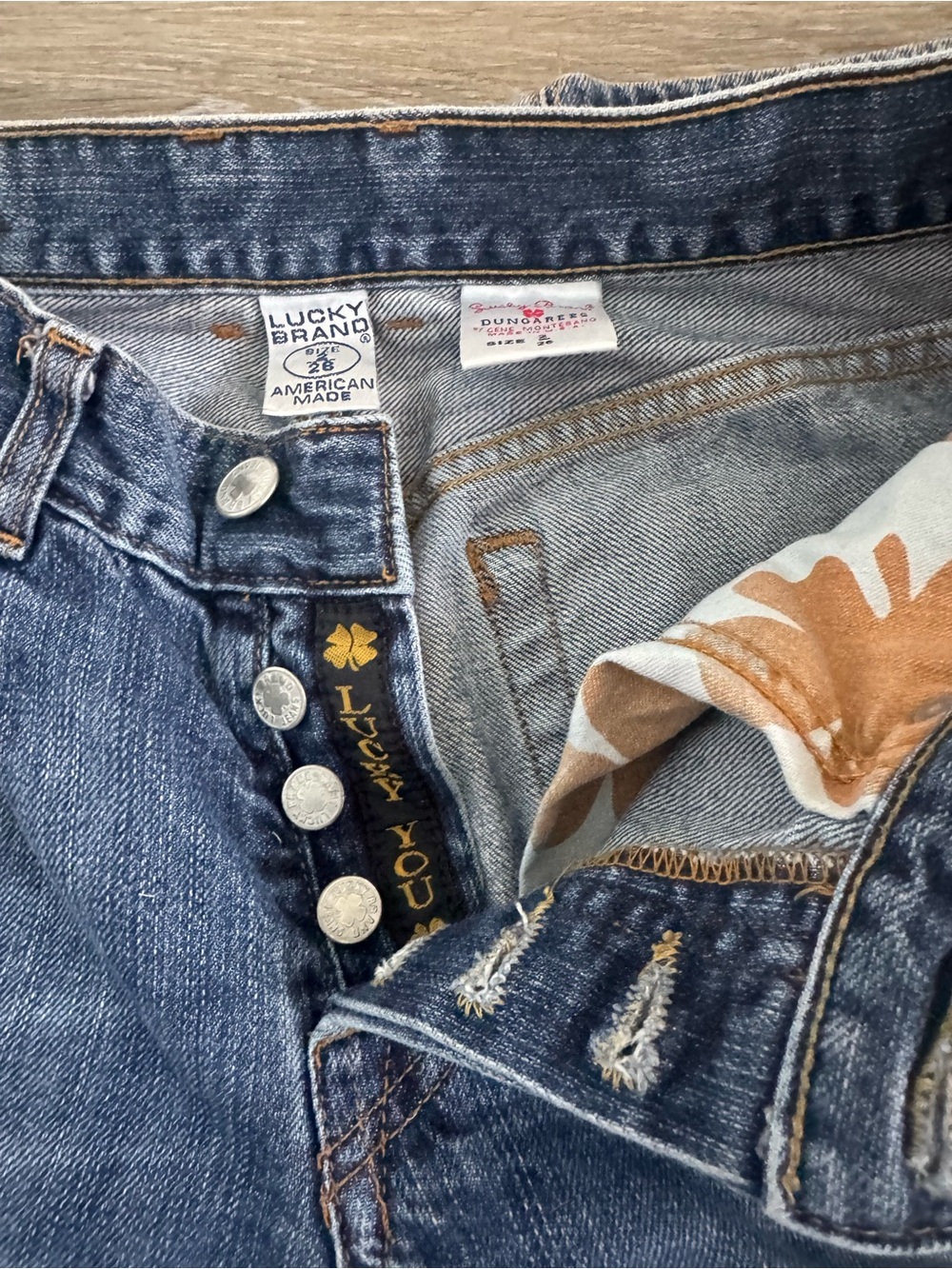 Lucky Brand Easy Rider Women’s Denim Button-Fly Jeans Medium Blue - SZ 2/26